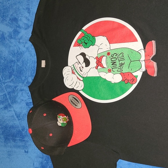 Tinos genetics T-Shirt + Hat/ Again IYKYK BUDZ. Genetics - Picture 9 of 11